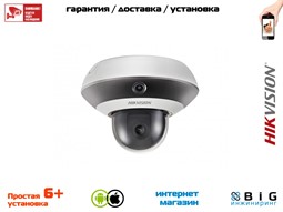 № 100005 Купить 2Мп панорамная IP-камера с 2Мп PTZ-модулем и ИК-подсветкой до 10м DS-2PT3122IZ-DE3 Казань